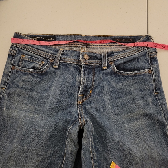Citizens of Humanity Ingrid #002 Stretch Low Waist Flare Size 28 Blue Jeans - Picture 12 of 13